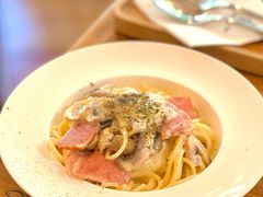 蘑菇培根白汁意粉-西关84·History·Art·Cafe