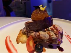 自制法式鹅肝酱佐以蓝莓汁-天玑高空江景餐厅&酒吧Sky Secret Restaurant&Bar