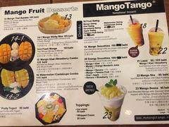 菜单-Mango Tango