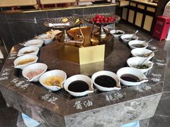 自助调料区-捞神煲汤火锅(湖滨商业街店)