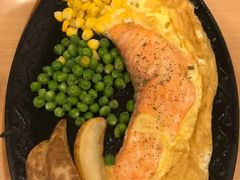 鸡蛋芝士烤粉红鳟鱼-萨莉亚意式餐厅(苏州食百家店)