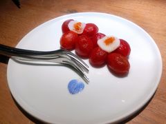 山药片桂花蜜浸三色小番茄-辛香汇·现炒川菜(淮海路百盛店)