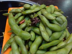 煮毛豆-哥俩好牛肉大串