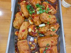 铁板毛豆腐-徽州美食(三十年老店)