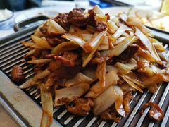 葱爆羊肉-鸿禧大清花(方庄店)