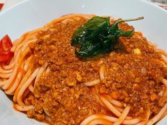 鲜番茄肉酱烩意粉-杯子红牛排(创意产业园店)