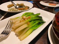 蒜香油爆菜心-杭州西子湖四季酒店·金沙厅