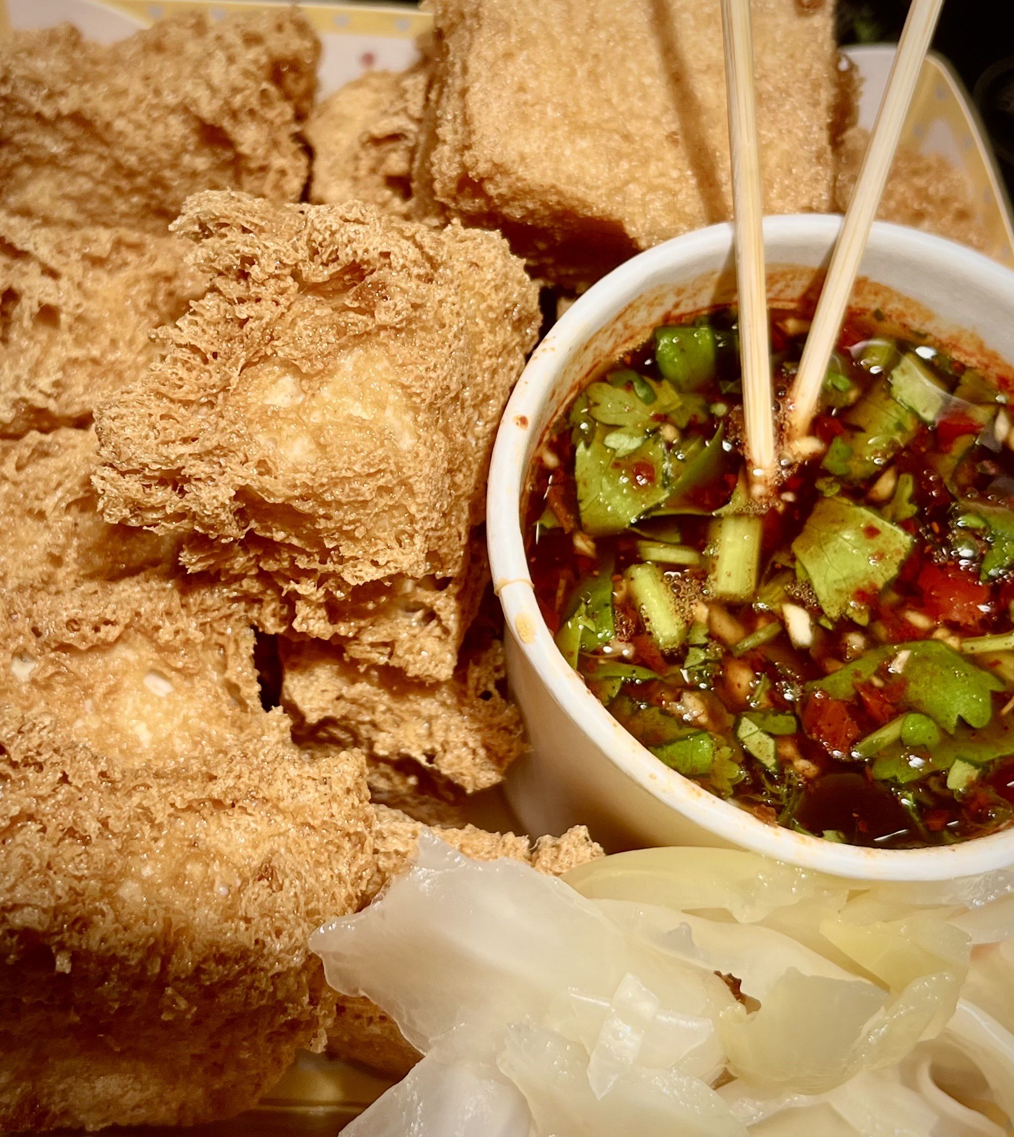 长沙南门口白色臭豆腐