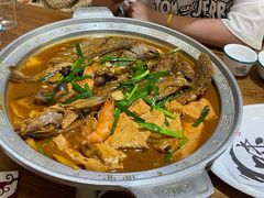 -东来菜馆•手抓海鲜家常菜•海鲜锅贴(鸽子窝店)