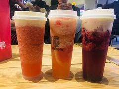 奶酪红草莓-LELECHA乐乐茶(上海五角场万达广场店)