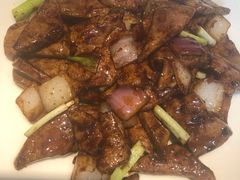 京葱爆猪肝-虎哥私房菜(馒头山店)
