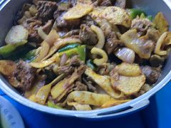 -尕有炕锅烤羊肉