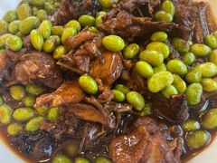 毛豆烧仔鸡-怡园饭店-餐厅(四望亭店)