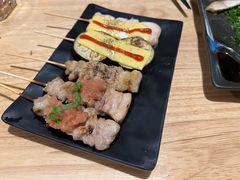 烤咖喱芝士鸡肉串-鸟内会居酒屋(得意潮馆店)