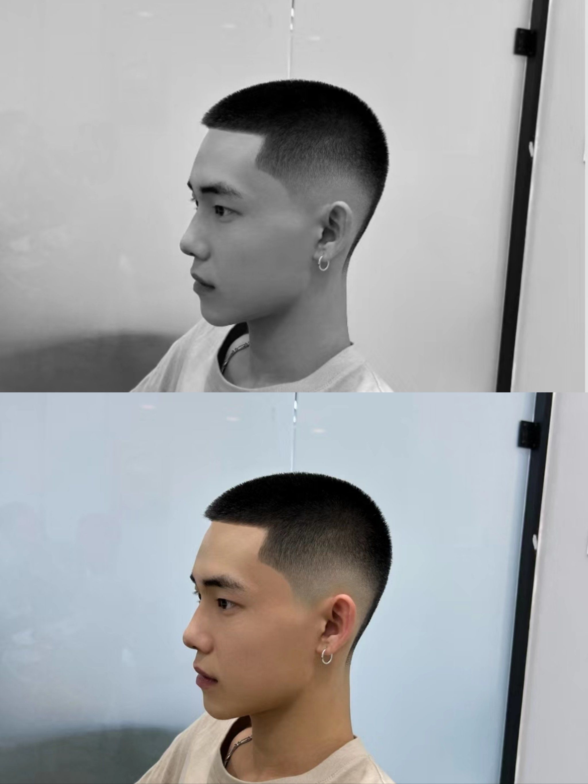 最帅的男生寸头发型