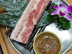 -明洞阿姨·韩式酱蟹烤肉·创意料理(三元桥店)