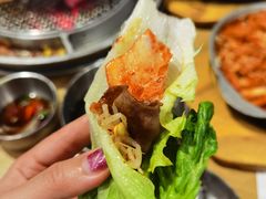 生菜包肉-姜虎东白丁烤肉(苏州中心店)