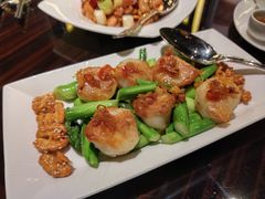 XO醬琥珀核桃炒带子-北京四季酒店·采逸轩
