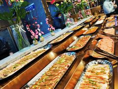 自助取餐区-山海盟海鲜烤肉自助餐厅(杭州萧山银泰店)