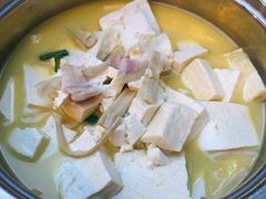 手工豆腐笋干汤-国生茶庄·地道农家菜团建活动