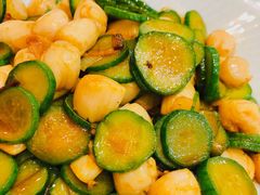 瓜钱炒贝丁-鹊华居·地道鲁菜·海鲜·融合味(大明湖店)