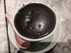 生磨黑芝麻糊配小丸子-发记甜品(山东街店)