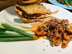 大娘煎饼卷两样-吕氏疙瘩汤·私家菜馆(慈云寺店)