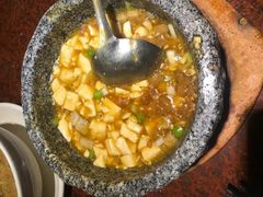 石锅鸡汤豆腐-绿茶餐厅(华联万柳店)