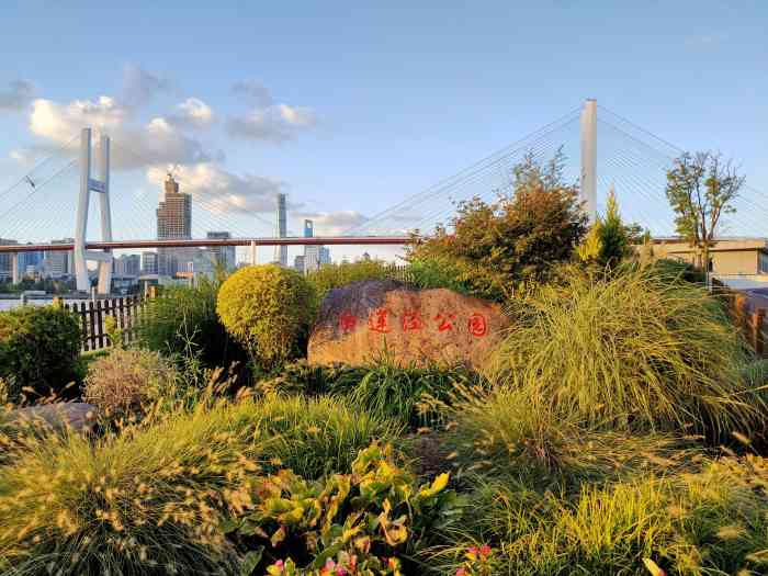 白莲泾公园-"上周降级了,带着孩子去公园遛一圈,江边的.