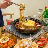 是逃不掉的芝士瀑布攻击❗️西安韩餐