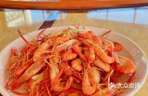 Boiled Shrimp in Salt Water