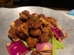 蒜香蜜汁排骨-绿茶餐厅(同成街华联店)