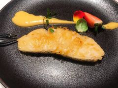冰岛鳕鱼佐柳橙汁-君庭中餐馆(湘江豪生店)