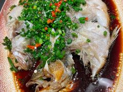葱油鲈鱼-老头儿油爆虾(星光一期店)