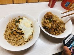青椒干子肉丝干拌面-高邮面馆(明瓦廊店)