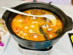 糟粕醋海鲜锅-香香海南菜餐厅