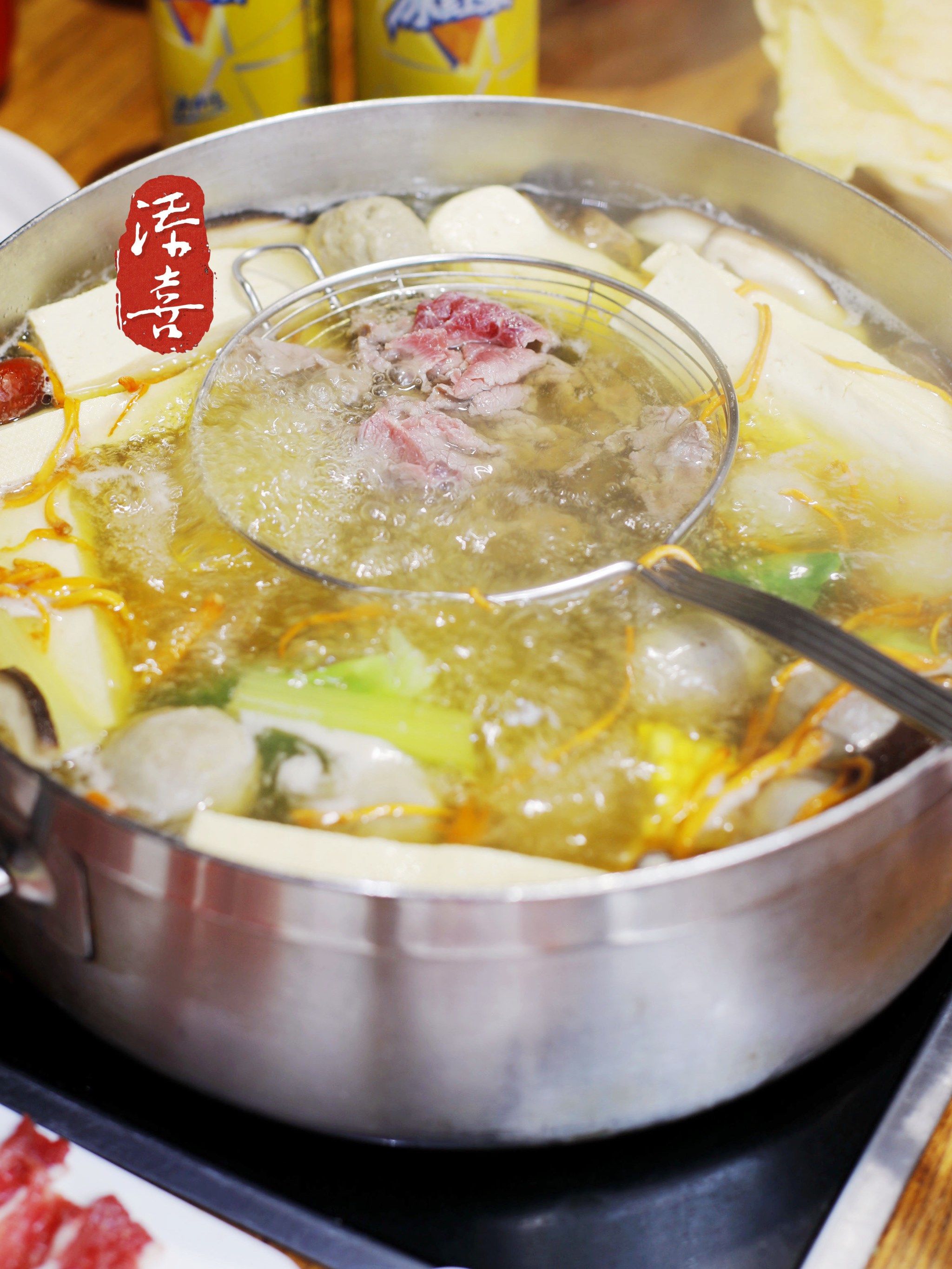 吃一口热气腾腾的原汤牛肉火锅96牛美汇潮汕牛肉火锅
 
99