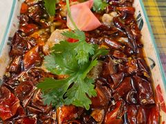 水煮肉片-蘑菇私房菜小馆(杨家坪西城天街店)