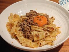 和牛肉辣子酱意面-满满初牛·炭烧牛肉专门店(国大店)