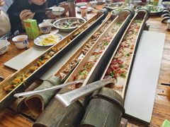 自助取餐区-香竹农庄•传统竹筒饭(十年店)