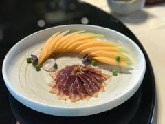 宣威金钱火腿配蜜瓜-泓0871臻选云南菜·味庄