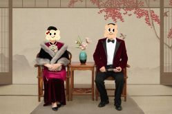 -时光纪亲子全家福照相馆(静安店母女写真父母纪念照)