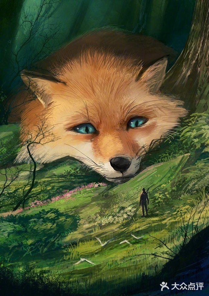 一组动物主题插画作品欣赏🌸🌸