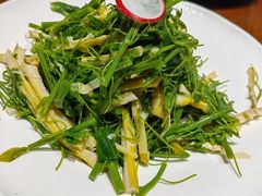 羊尾笋拌辣木苗-甬上名灶(天一阁·翠柏店)