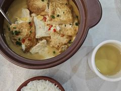 煎豆腐焖荷包蛋-湘桂人酒楼(西便门店)