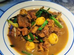 野生茨菇雪花牛肉-香阁餐厅·常州菜·常州菜代表品牌(新北奥体店)
