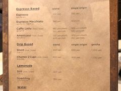 菜单-% Arabica(京都东山店)