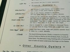 菜单-Ambrosia Oyster Bar & Grill