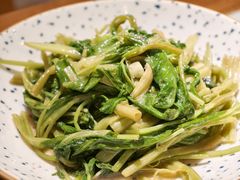虾酱空心菜-十面欢腾·海鲜面·台式Bistro(长乐路店)