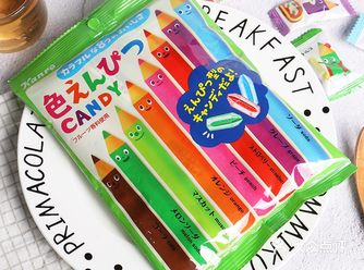 水笔糖 淡香的水果味,可爱的铅笔外形,透明的外壳可以